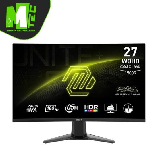 Msi Mag 27CQ6F Monitor Curvo 27" QHD 180Hz 1440P