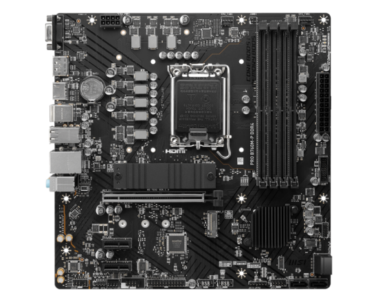 Msi Pro B760M-P DDR4 Mainboard LGA1700 Intel - Image 4