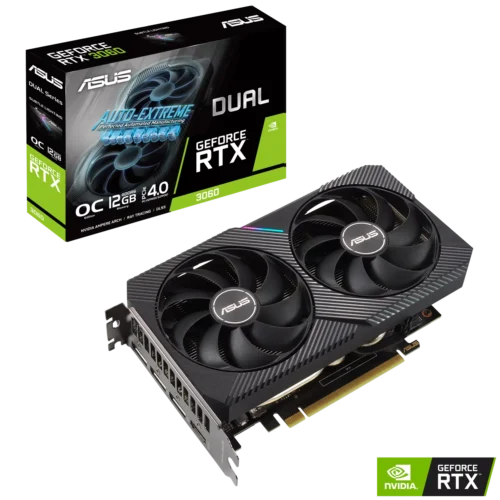 Asus Dual RTX 3060 OC 12GB GDDR6 Tarjeta de Video