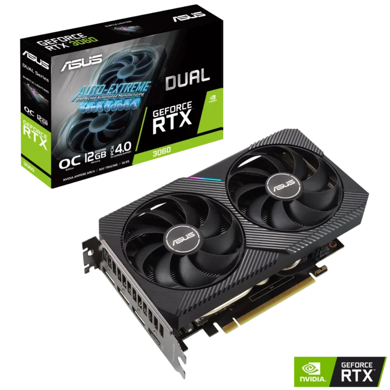 Asus Dual RTX 3060 OC 12GB GDDR6 Tarjeta de Video