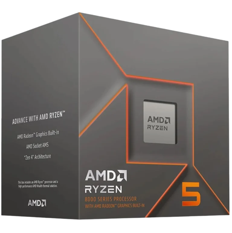 AMD Ryzen 5 8500G Procesador 3.5Ghz 6 Núcleos 12 Hilos AM5