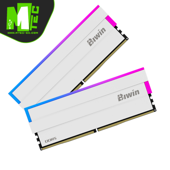 Biwin DW100 DDR5 RGB Kit 32GB (2x16GB) 6000Mhz White