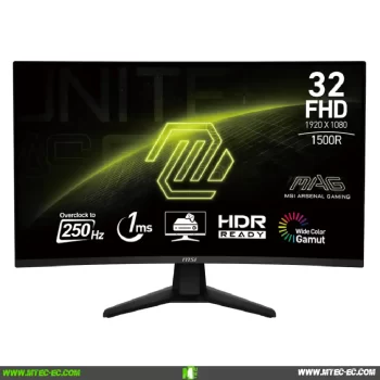 Msi MAG 32C6X 32" Monitor Curvo FHD 250Hz 1Ms