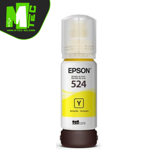 Epson T524 Amarillo Tinta 70ml Impresora Ecotank