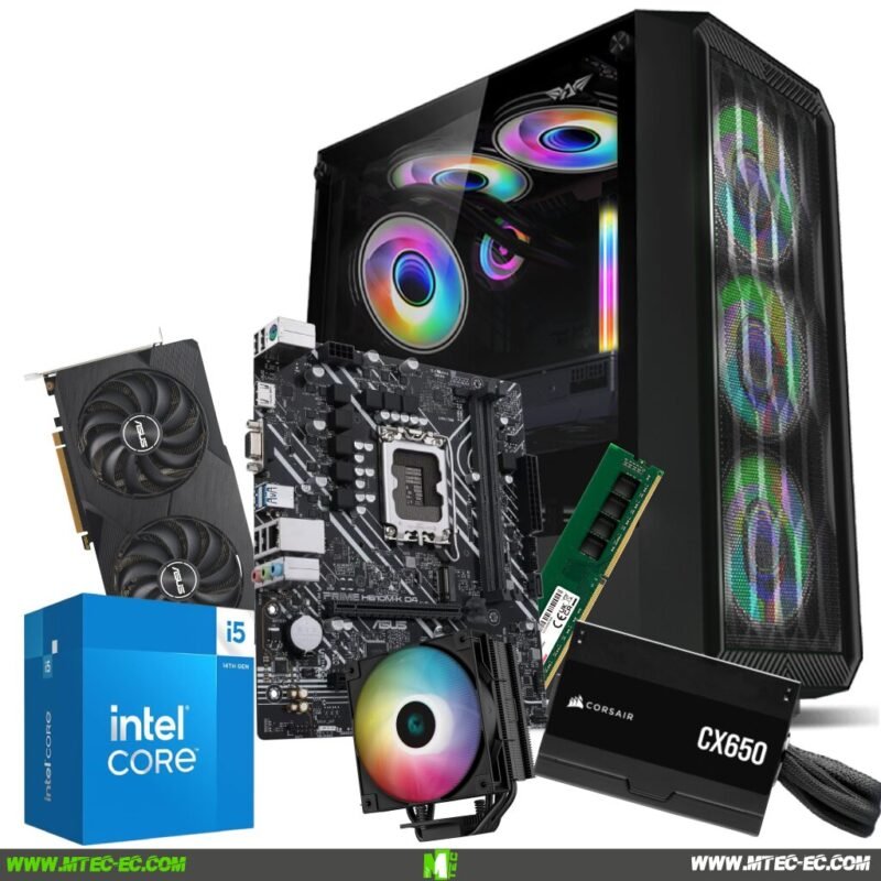 Mtec Pc Gaming Alfa Basic II Intel Core I5 16GB 1TB RX 7600 | MTEC