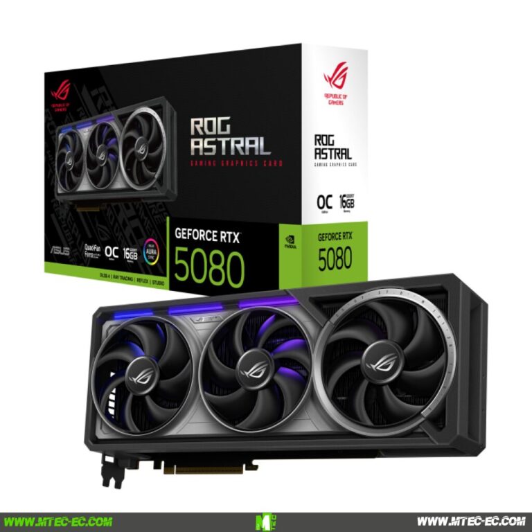 Asus ROG Astral RTX 5080 16GB GDDR7 OC Edition Tarjeta de Video