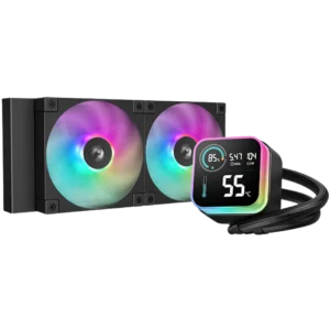 Deepcool LQ240 Black Enfriamiento Líquido AIO 240mm Pantalla LCD Informativa ARGB | MTEC Deepcool LQ240 Black Enfriamiento Líquido AIO 240mm Pantalla LCD Informativa ARGB