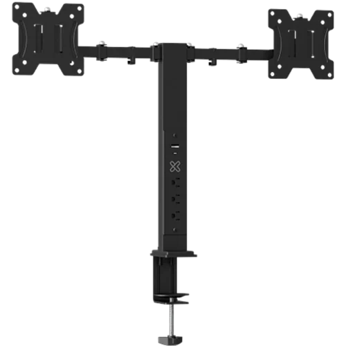 Klip Xtreme KMM-510 Soporte Articulado Dos Monitores con regleta