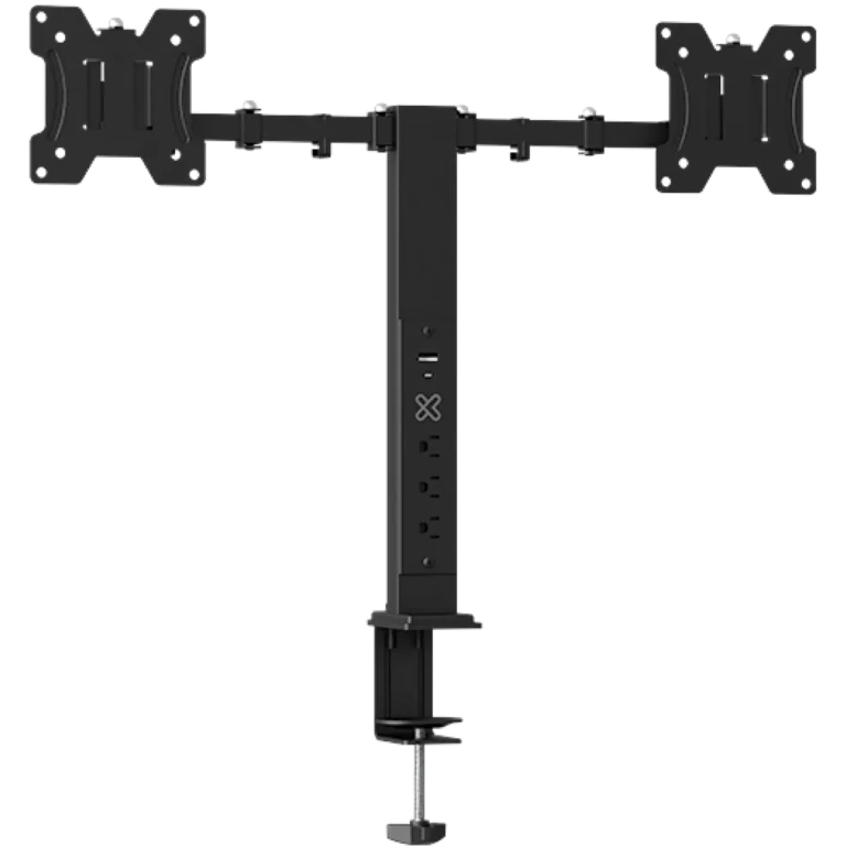 Klip Xtreme KMM-510 Soporte Articulado Dos Monitores con regleta