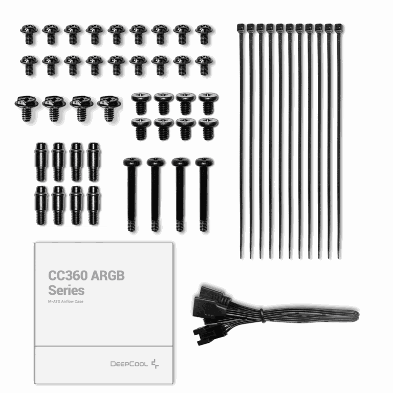 Deepcool CC360 ARGB 3 Fans Negro Case Gamer