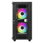 Deepcool CC360 ARGB 3 Fans Negro Case Gamer frontal