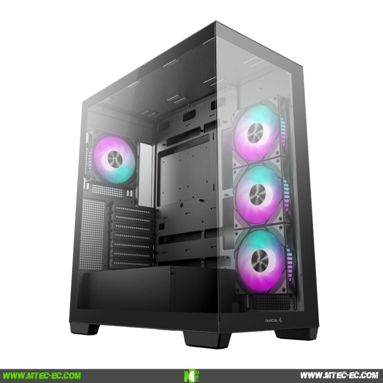 Deepcool CG580 4F - Torre ATX con 4 Ventiladores ARGB, Alto Flujo de Aire y Panel de Vidrio Templado