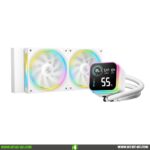 Deepcool LQ240 White Enfriamiento Líquido AIO 240mm Pantalla LCD Informativa ARGB