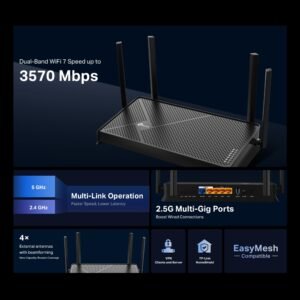 Tp-link Archer BE400 Router WIFI 7 BE6500