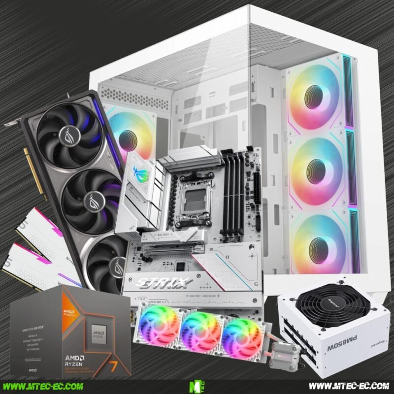 Mtec Pc Beast White Amd R7 9700X 32GB 1000GB RTX 5080 | MTEC