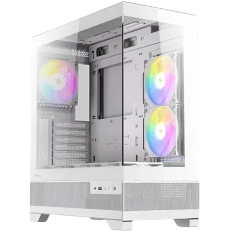 Antec CX700 RGB Elite White Mid Tower Case 6 Fans