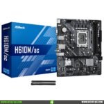 Asrock H610M AC Mainboard Intel LGA1700 Wifi