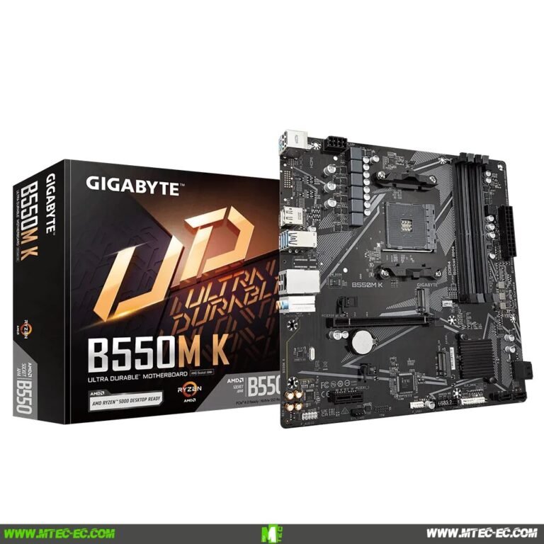 MTEC_GIGABYTE_B550M_K | MTEC Gigabyte B550M K Mainboard AM4 DDR4 Ryzen