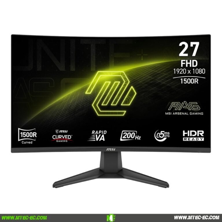 Msi Mag 276CF E20 Monitor 27 Pulgadas Curvo 200hz