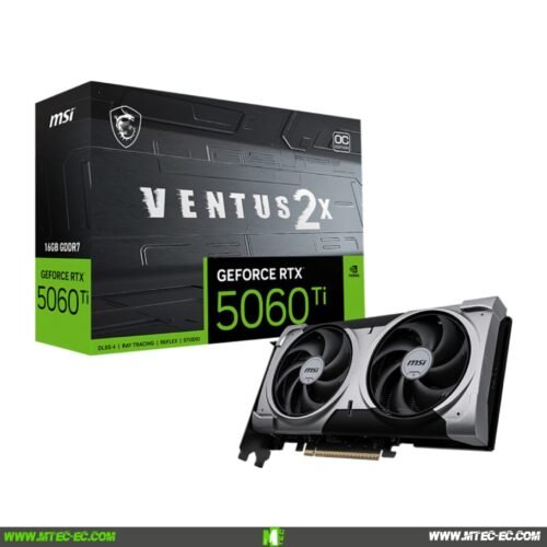 Msi RTX 5060 Ti 16G VENTUS 2X OC PLUS Tarjeta Video