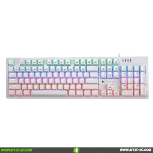 MTEC_THUNDEROBOT_K104_WHITE | MTEC Thunderobot K104 Teclado Mecánico Red Switch