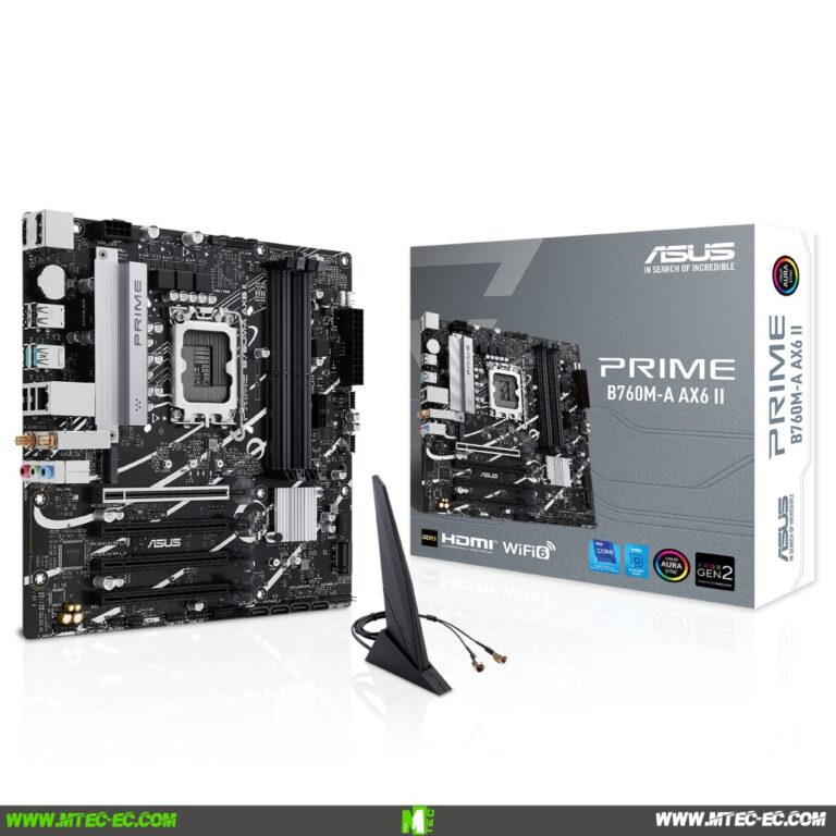 Asus Prime B760M-A AX6 II Intel LGA1700 Mainboard