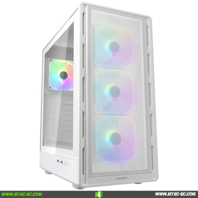 Cougar Airface Pure RGB Blanco Case Gamer 4 Fans