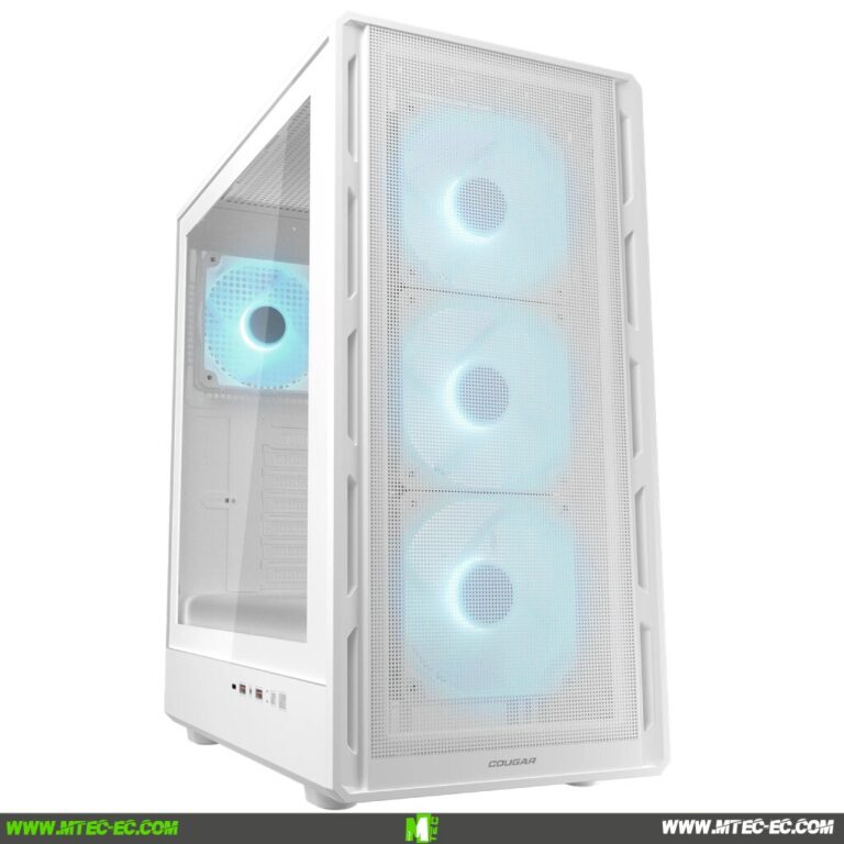 Cougar Airface Pure Pro Blanco Case Gamer 4 Fans