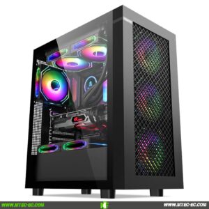 Segotep Endura I BK 4 Fans Case Gamer Vidrio