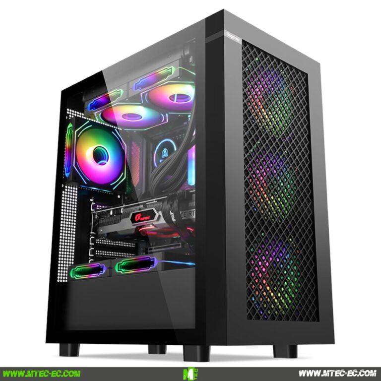 Segotep Endura I BK 4 Fans Case Gamer Vidrio
