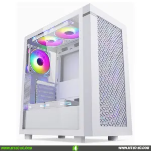 MTEC_SEGOTEP_ENDURA_I_WHITE | MTEC Segotep Endura I Wh 4 Fans Case Gamer Vidrio