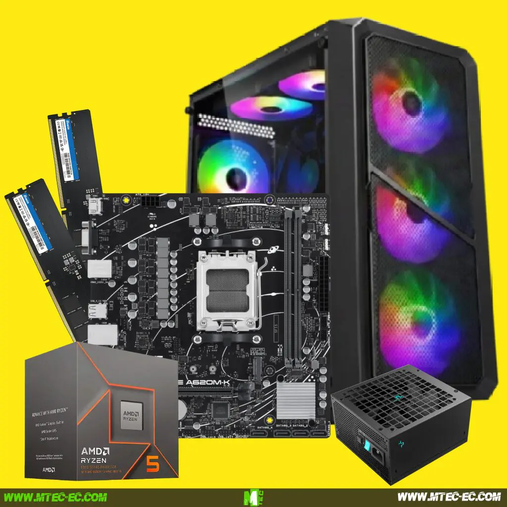 Mtec-Pc-Elemental-Bronze-AMD_6 | MTEC Mtec Pc Elemental Bronze AMD R5-8600G 32GB 1TB