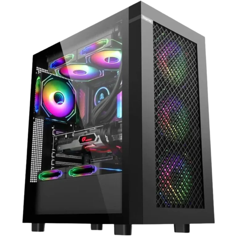 Segotep Endura I BK 4 Fans Case Gamer Vidrio