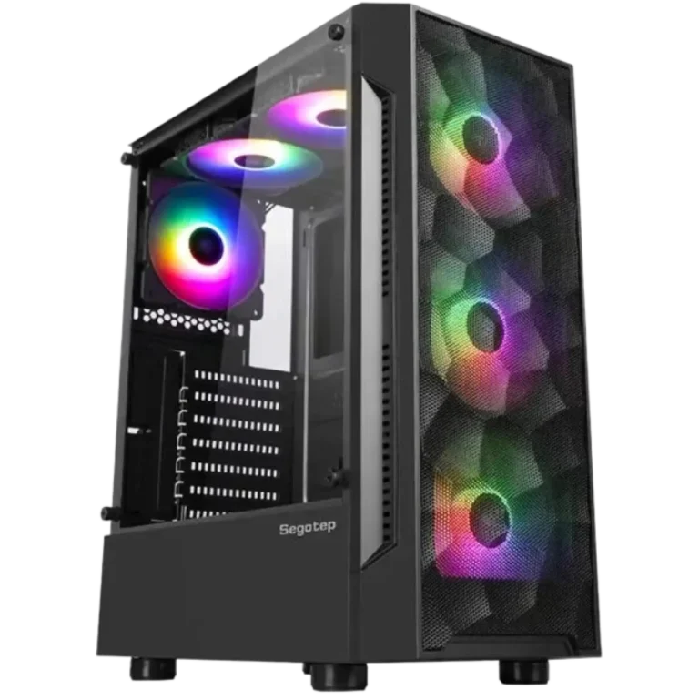 Segotep Flexi I Case gamer 4 Ventiladores ARGB Vidrio Templado