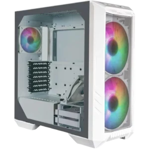 Cooler Master HAF 500 Mesh White Case Gamer Vidrio Templado 4 Ventiladores