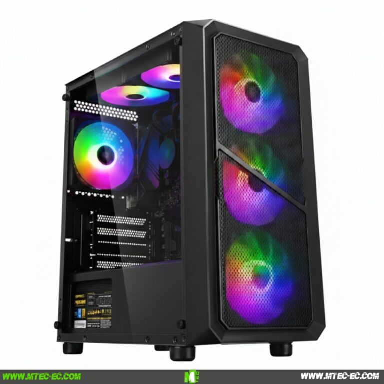 Segotep Cyber S1 4 Fans Argb Case Gamer mATX