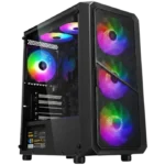 Segotep Cyber S1 4 Fans Argb Case Gamer mATX