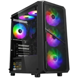 Segotep Cyber S1 4 Fans Argb Case Gamer mATX | MTEC Segotep Cyber S1 4 Fans Argb Case Gamer mATX