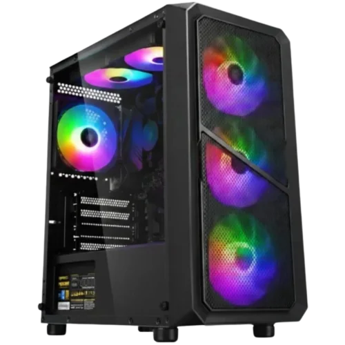 Segotep Cyber S1 4 Fans Argb Case Gamer mATX