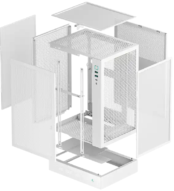 Case Gamer Deepcool Ch170 Blanco Digital Tienda gamer