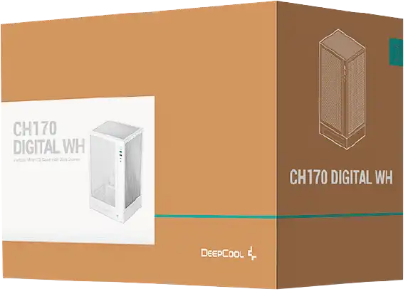 Case Gamer Deepcool Ch170 Blanco Digital Tienda gamer