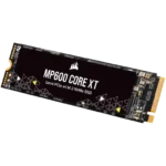 MP600 CORE XT M.2 NVMe PCIe Gen4 x4 SSD angled with edge connector visible.