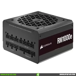Corsair Rm1000E Gold Atx 3.1 Pcie 5.1 Fuente de poder Tienda gamer