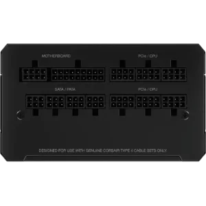 Corsair Rm1000E Gold Atx 3.1 Pcie 5.1 Fuente de poder Tienda gamer