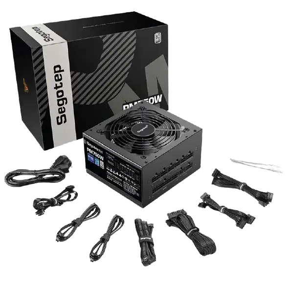 Segotep Pm750W 80+ Platinum 750W Fuente de poder Tienda gamer