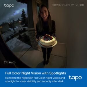 Video Portero WiFi Tapo D210 Visión Nocturna Color y Detección de Personas Tienda gamer