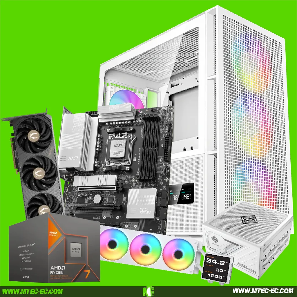 Mtec PC Rainbow Beast Frozen Ryzen 7 9850X3D 16GB 2TB RTX 5070 | MTEC Mtec PC Rainbow Beast Frozen Ryzen 7 9850X3D 16GB 2TB RTX 5070
