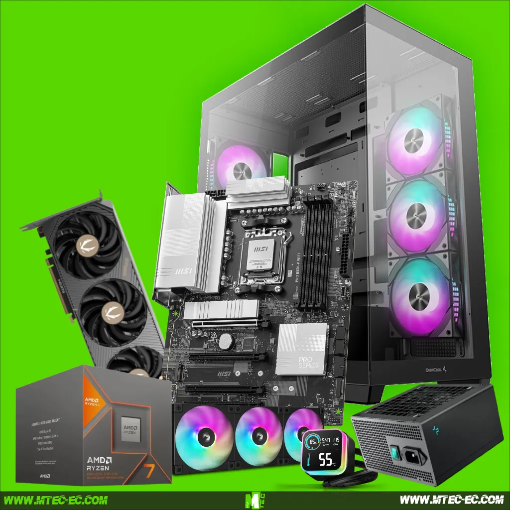 Mtec PC Rainbow Beast Ryzen 7 9700X 16GB 1TB RTX 5070