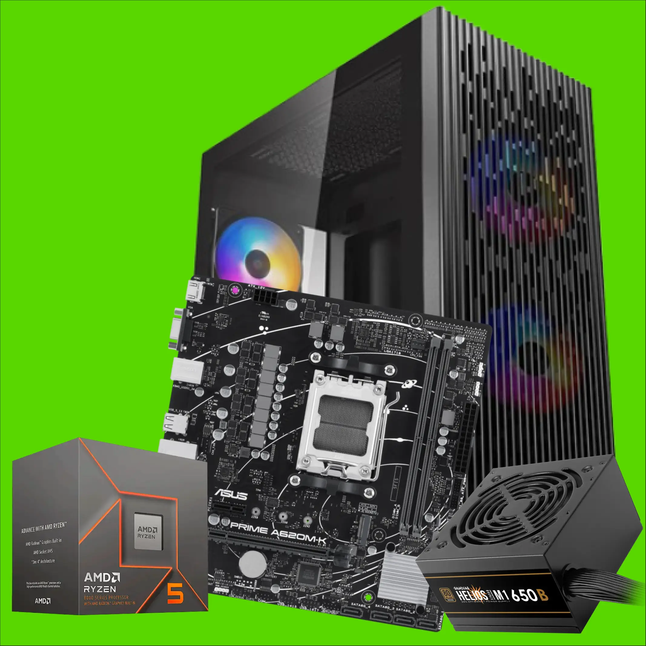 Mtec Pc Elemental II AMD R5 8500G 16GB 1TB 5 | MTEC Mtec Pc Elemental II AMD R5 8500G 16GB 512GB