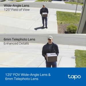 TP-Link Tapo C246D Cámara de Seguridad 360°Doble Lente y Zoom Inteligente Tienda gamer